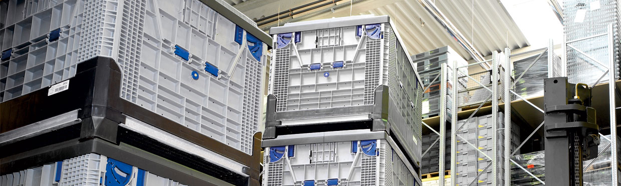 Grootvolumebakken en palletboxen